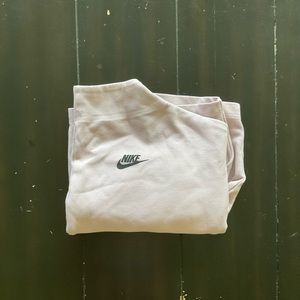 Light Pink Nike cropped Tech mock neck